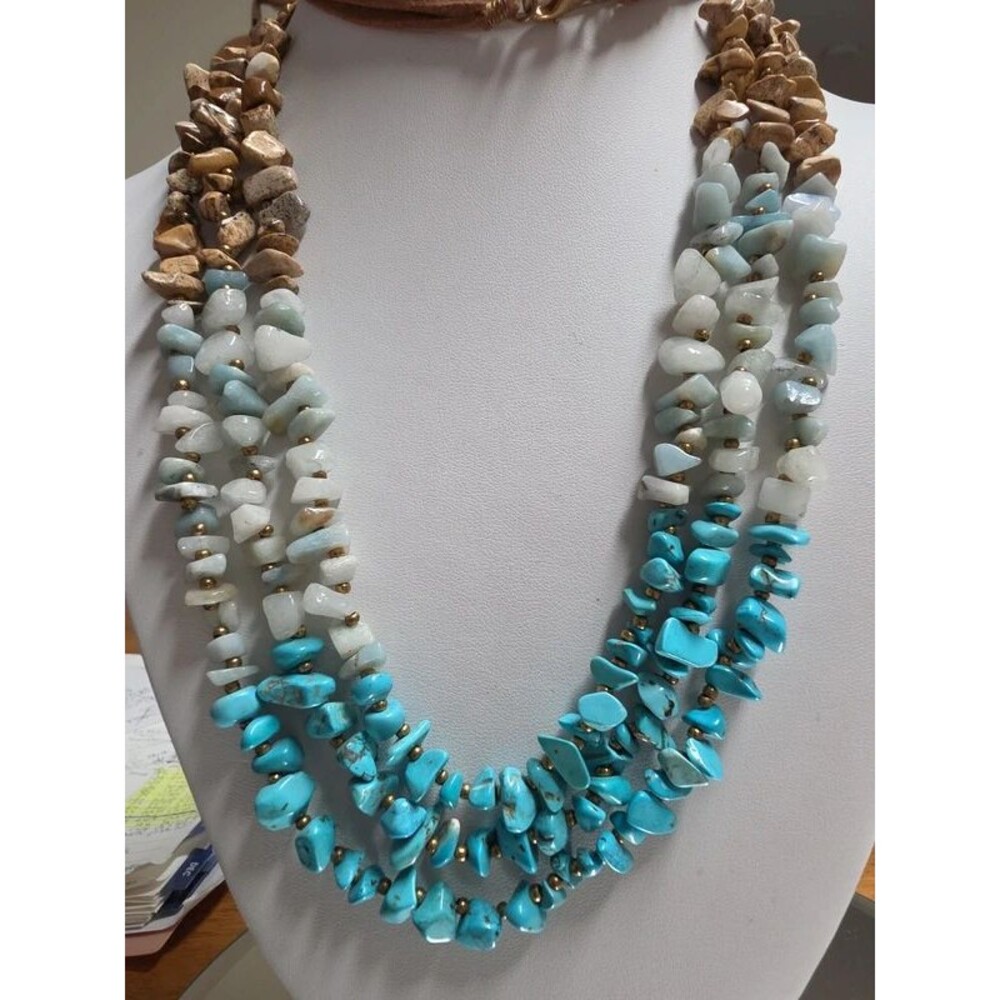 Boho Southwestern  Stone Necklace